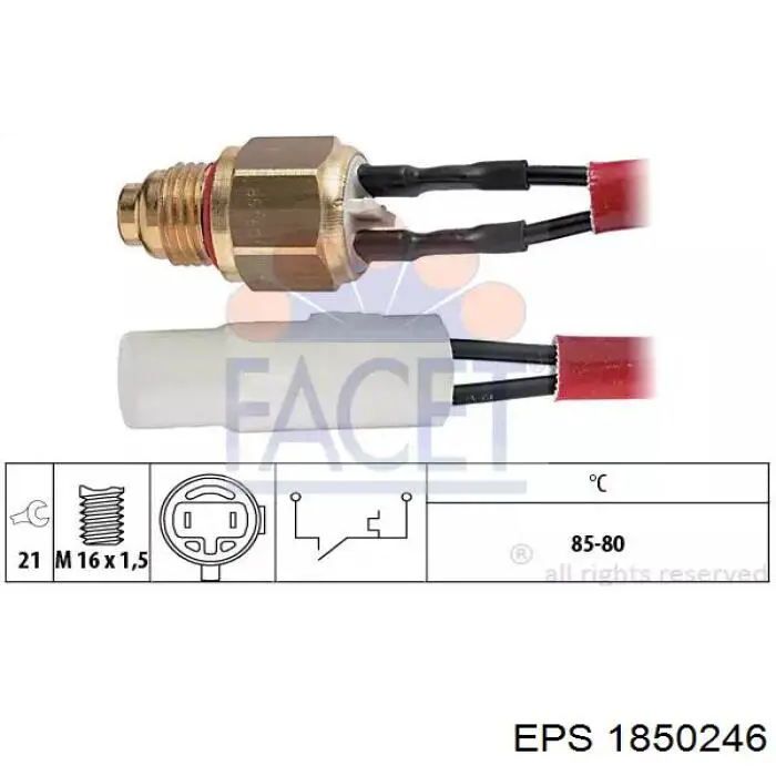 Датчик включення вентилятора радіатора Hyundai Accent I