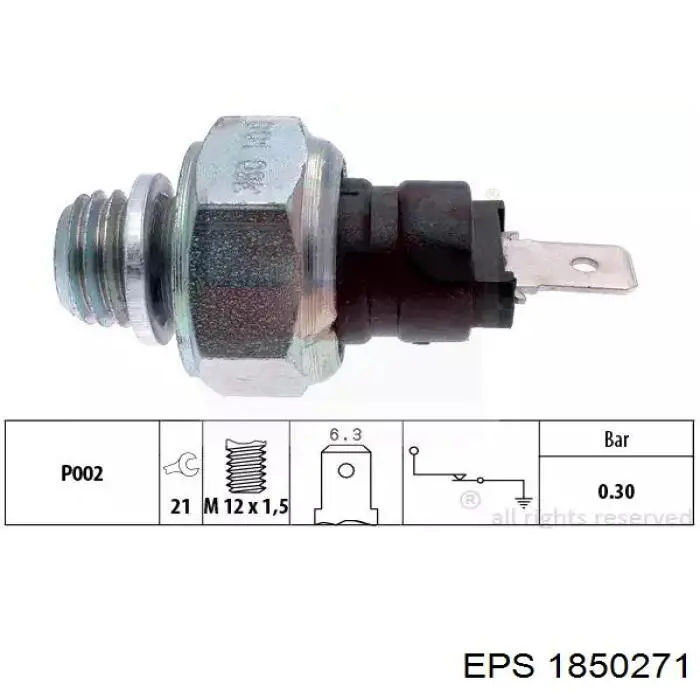 Датчик температури радіатора EPS 1850271 ціна, від 21.27 USD