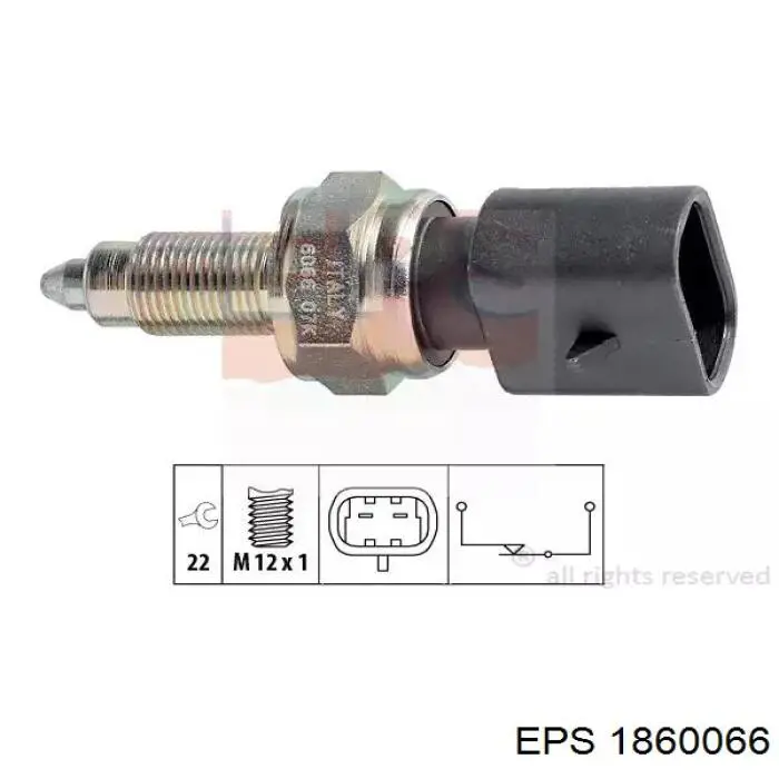 Купити 0007565135 Fiat/Alfa/Lancia Вмикач ліхтарів заднього ходу