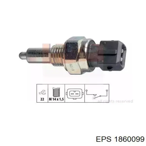 Датчик ліхтарів заднього ходу EPS 1860099 ціна, від 6.36 USD