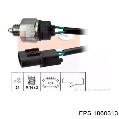 Купити 9386002501 Hyundai/Kia Вмикач ліхтарів заднього ходу