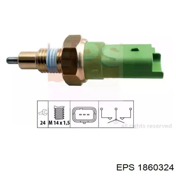 A0015451109 Mercedes Датчик включення ліхтарів заднього ходу