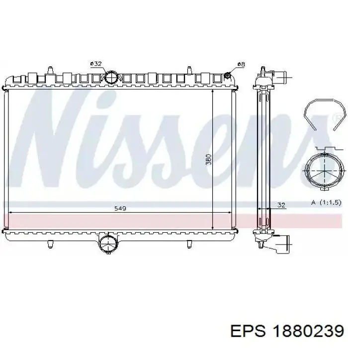 Корпус термостата 7700112491 Renault (RVI)