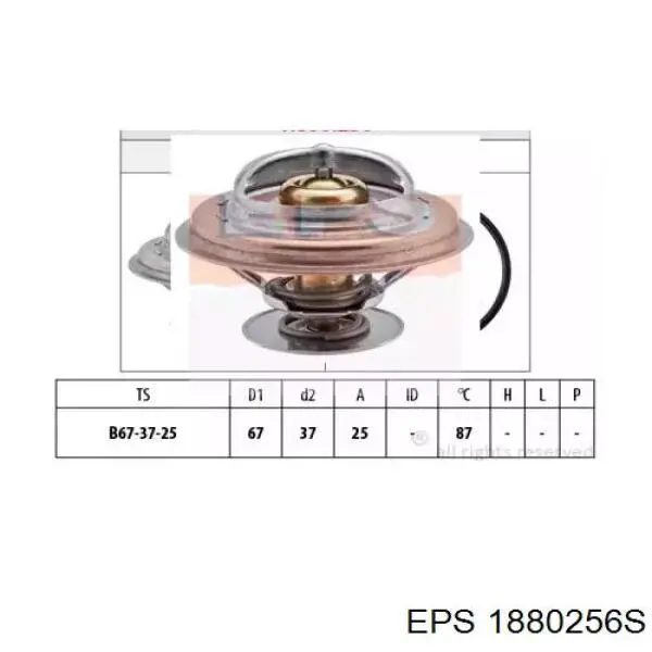 1880256S EPS термостат