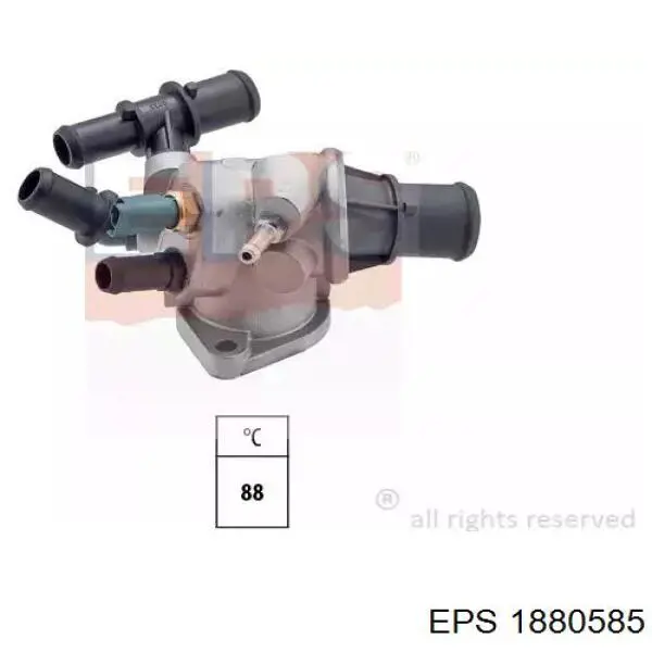 Автомобільний термостат EPS 1880585 ціна, від 47.96 USD