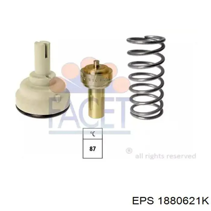 Автомобільний термостат EPS 1880621K ціна, від 20.34 USD