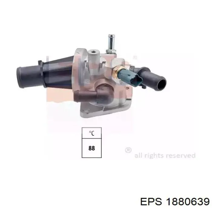 Автомобільний термостат EPS 1880639 ціна, від 38.39 USD