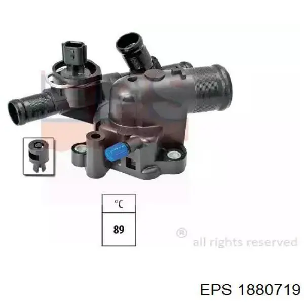 Кожух термостата KW AUTOMOTIVE 580719 ціна, від 14.28 USD
