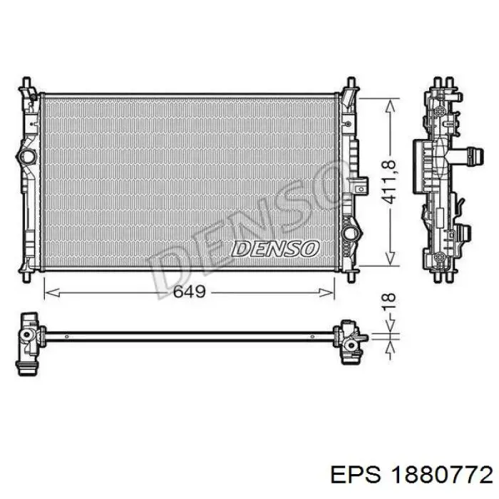Купити 1880772 EPS Корпус термостата