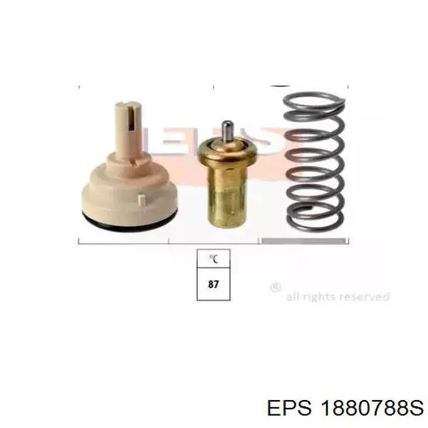 Автомобільний термостат EPS 1880788S ціна, від 18.78 USD