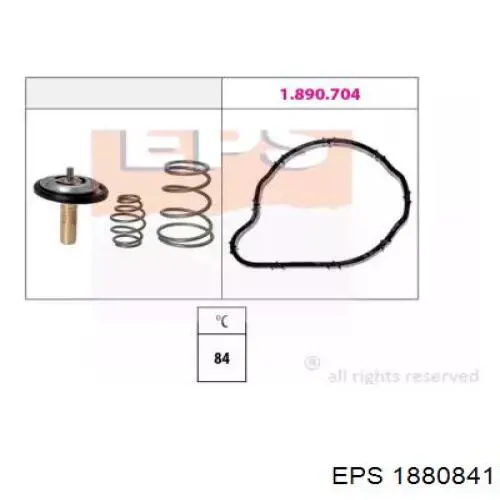 Автомобільний термостат EPS 1880841 ціна, від 22.40 USD