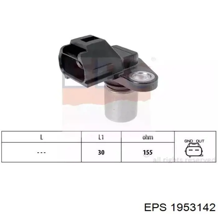 Датчик колінвала 7433547699 Renault (RVI)