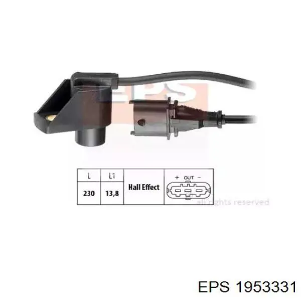 Датчик фаз EPS 1953331 ціна, від 32.93 USD