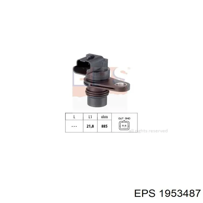 Датчик швидкості EPS 1953487 ціна, від 13.49 USD