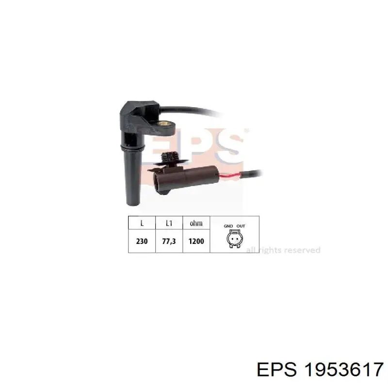 Датчик швидкості EPS 1953617 ціна, від 17.74 USD