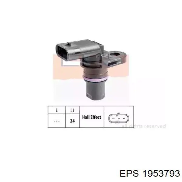 Датчик положення розподільного валу 1953793 EPS