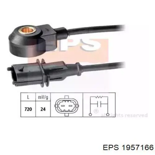 Датчик детонації Delphi AS10213 ціна, від 30.43 USD
