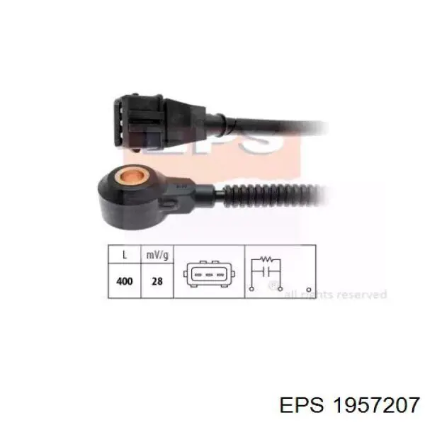 Датчик детонації KAP 392503E120 ціна, від 13.25 USD