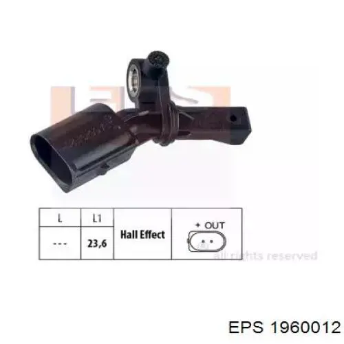 Датчик АБС задній лівий Autofren DS0006 ціна, від 12.20 USD