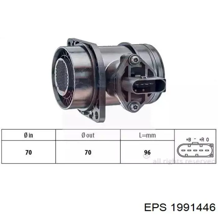 Датчик масової витрати повітря Polcar SE020176 ціна, від 22.52 USD