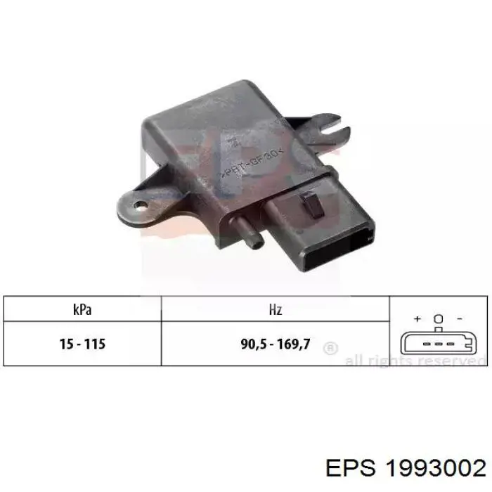 MAP сенсор EPS 1993002 ціна, від 30.51 USD