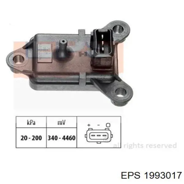 7633006 Fiat/Alfa/Lancia Датчик наддува