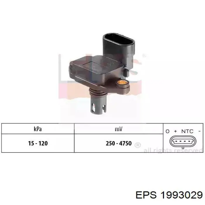Купити 550961 ERA Датчик абсолютного тиску