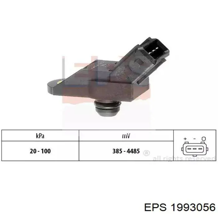 Купити 0000457403 Peugeot/Citroen Датчик абсолютного тиску