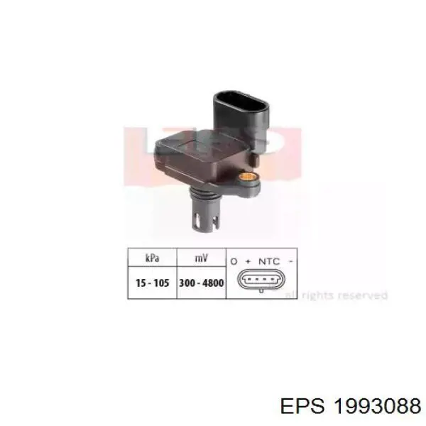 Купити 05269565 Chrysler Датчик абсолютного тиску