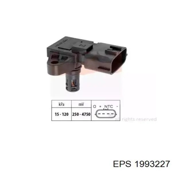 Купити A4518206910 Mercedes Датчик абсолютного тиску