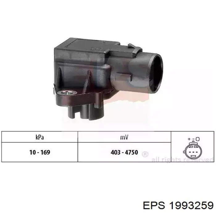 Купити 281002456 Bosch Датчик абсолютного тиску