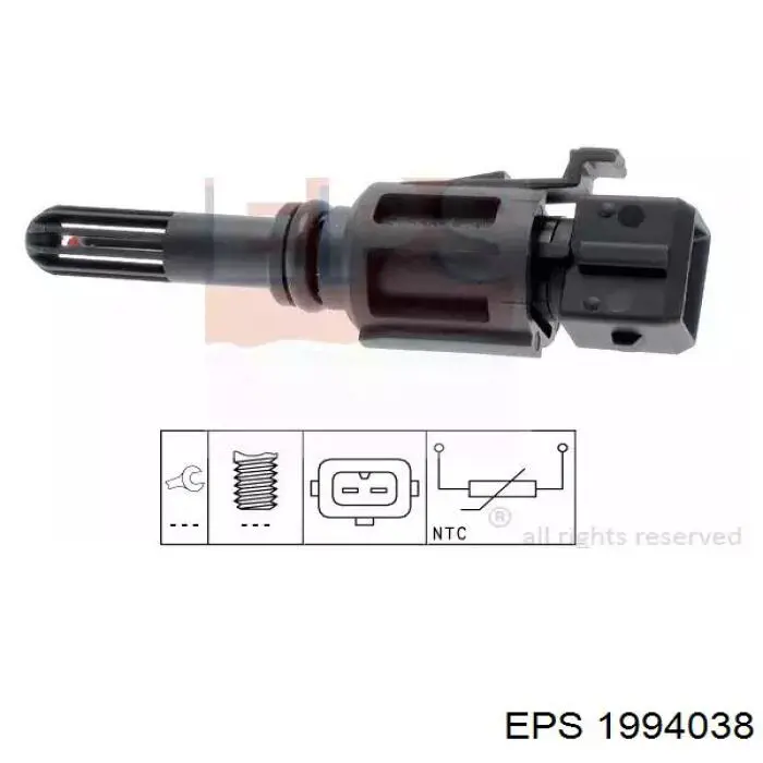 Датчик температури повітряної суміші EPS 1994038 ціна, від 14.70 USD
