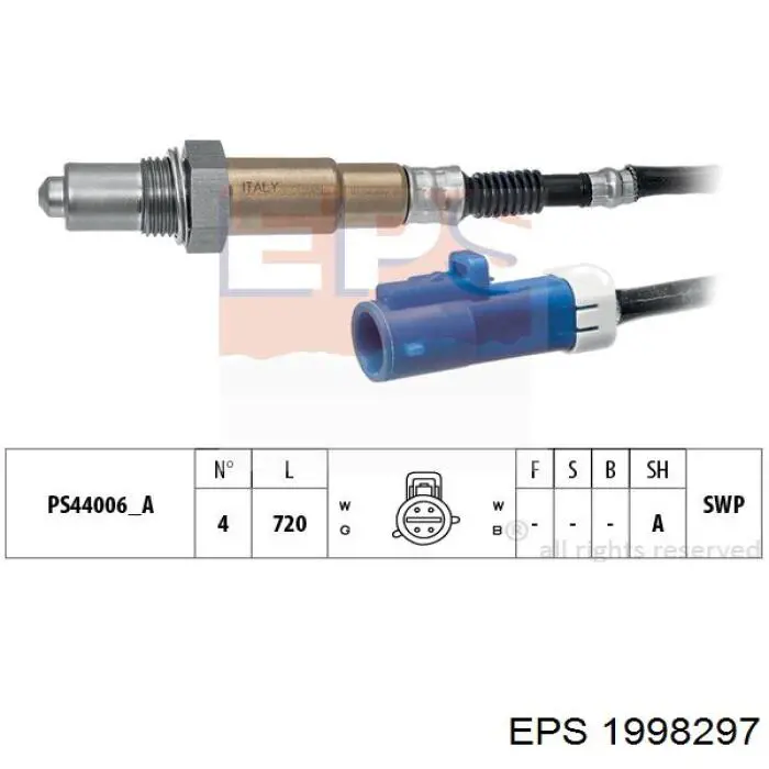 Лямбдазонд, датчик кисню 1998297 EPS