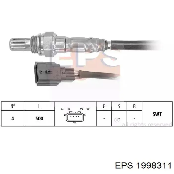 Лямбдазонд, датчик кисню до каталізатора 258006988 Bosch