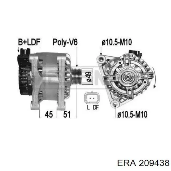 Генератор 209438 ERA