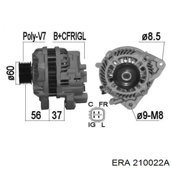 Генератор ERA 210022A ціна, від 114.84 USD