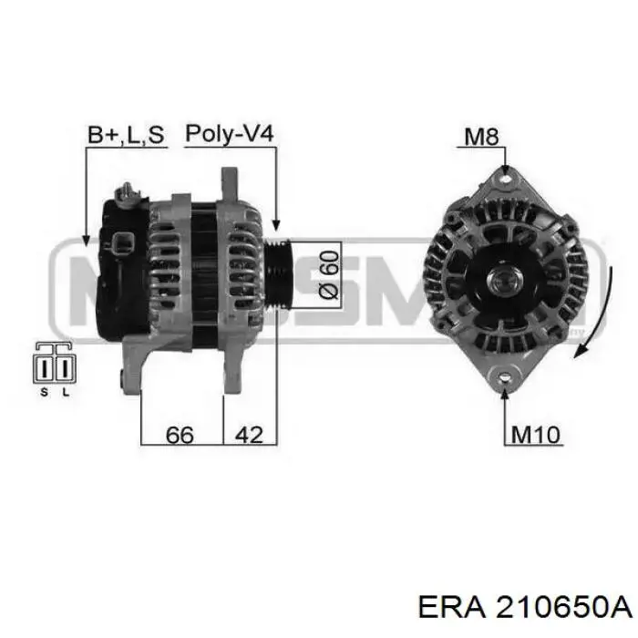 Генератор ERA 210650A ціна, від 76.32 USD