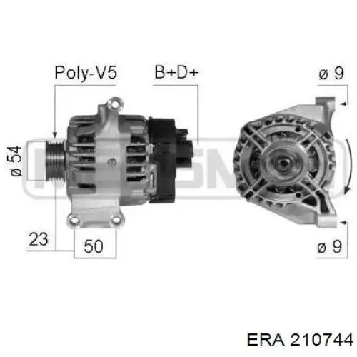 Генератор ERA 210744 ціна, від 145.54 USD
