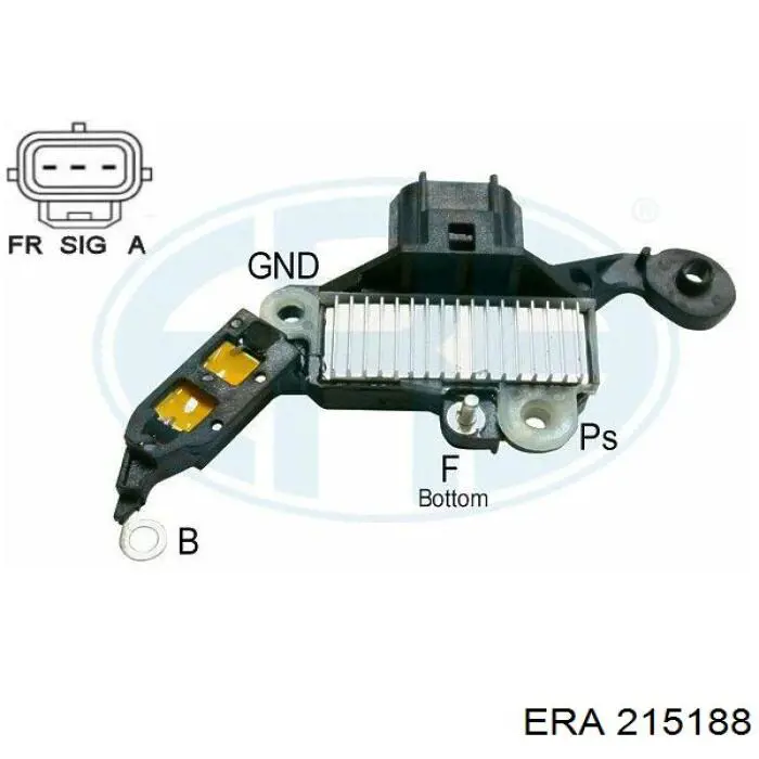Реле-регулятор генератора, (реле зарядки) 215188 ERA