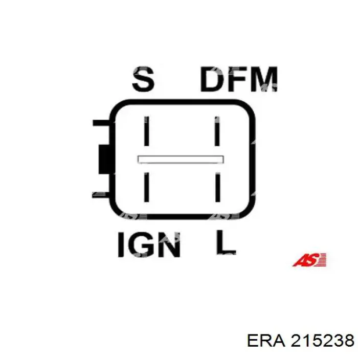 Реле-регулятор генератора, (реле зарядки) 215238 ERA