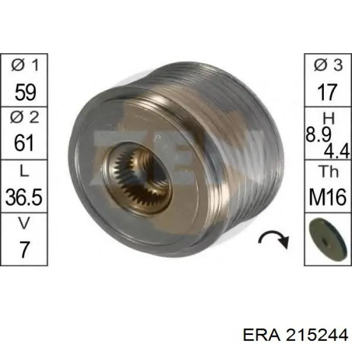 Купити 215244 ERA Реле регулятор напруги генератора