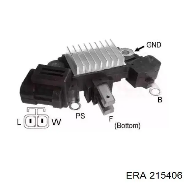 215406 ERA реле-регулятор генератора, (реле зарядки)