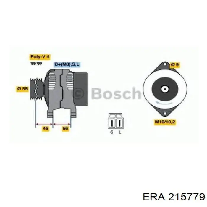 Реле зарядки генератора ERA 215779 ціна, від 23.01 USD