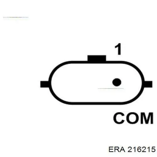 Реле-регулятор генератора, (реле зарядки) 216215 ERA