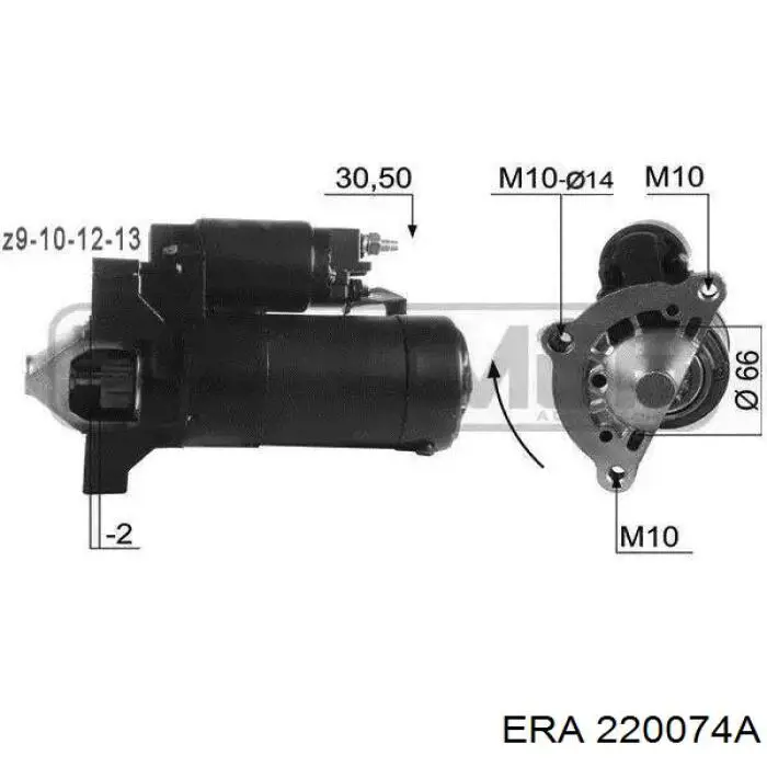 Стартер 8671014250 Renault (RVI)