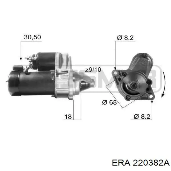Стартер ERA 220382A ціна, від 93.91 USD