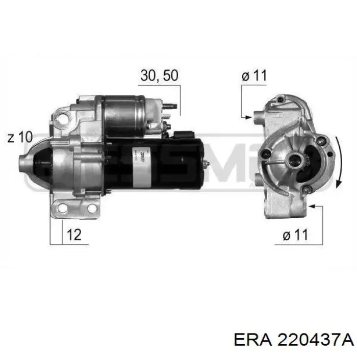 Стартер ERA 220437A ціна, від 68.84 USD