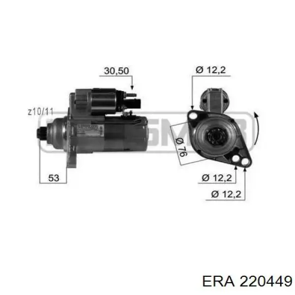 Стартер ERA 220449 ціна, від 44.34 USD