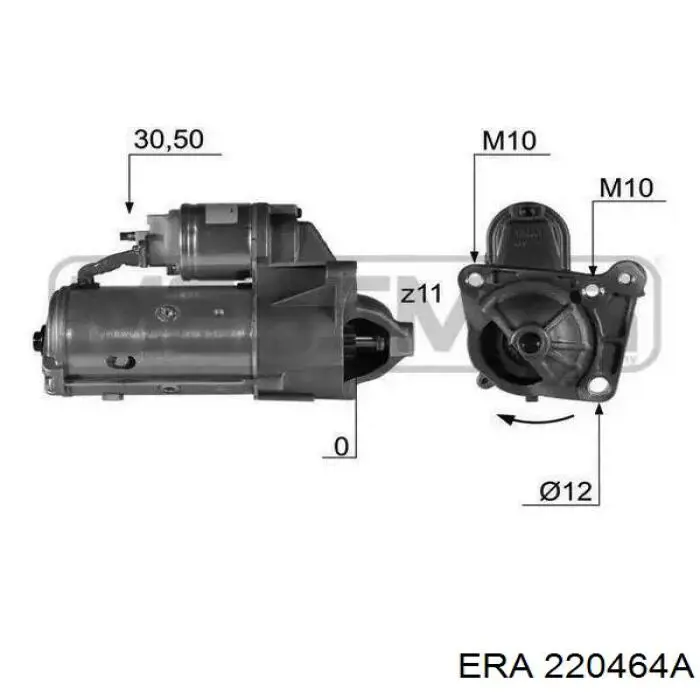 Стартер ERA 220464A ціна, від 38.93 USD