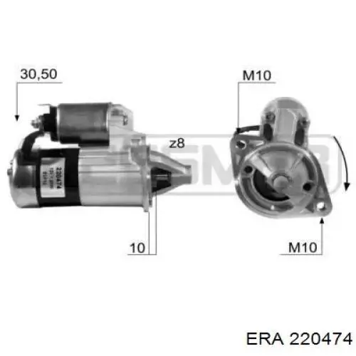 Стартер ERA 220474 ціна, від 70.38 USD